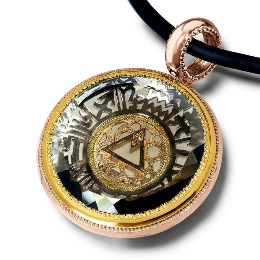 For Men Alex Soldier | Gold Talisman Pendant Necklace