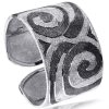 Bracelets Alex Soldier | Silver Swirl Cuff Bracelet