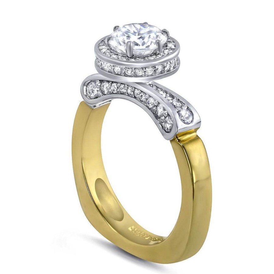 Rings Alex Soldier | Serendipity Diamond Halo Engagement Ring